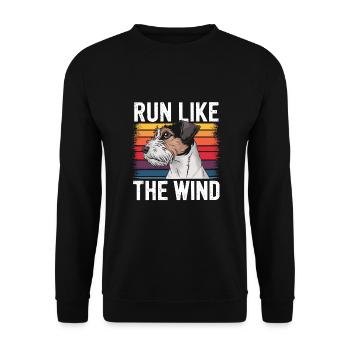 Agility - Unisex Sweatshirt - black - Front - Alina (178cm) & Michal (187cm)