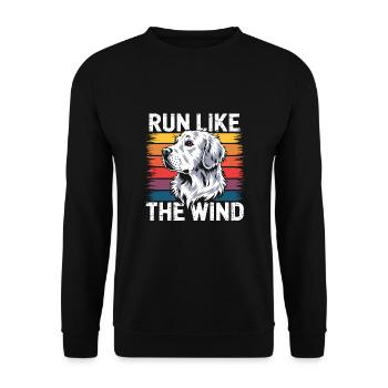 Agility - Unisex Sweatshirt - black - Front - Alina (178cm) & Michal (187cm)