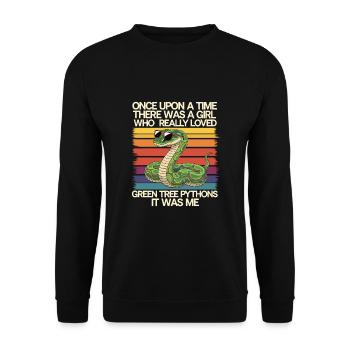 Serpent - Sweat-shirt Unisexe - noir - Devant - Alina (178cm) & Michal (187cm)