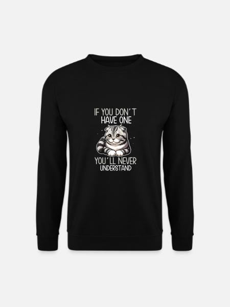 Katze - Unisex Pullover - Schwarz