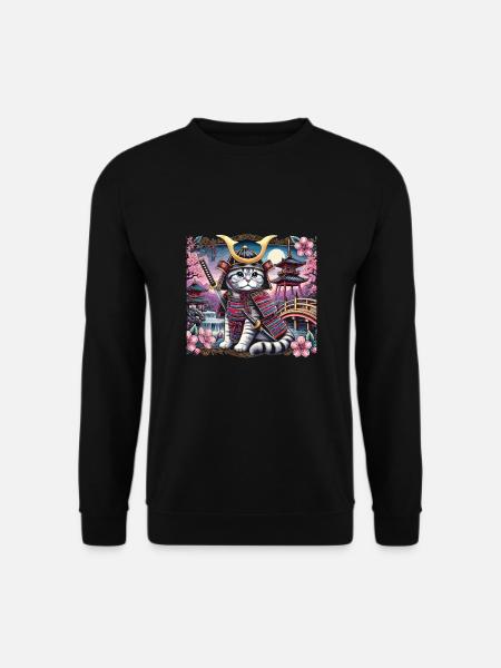 Katze - Unisex Pullover - Schwarz