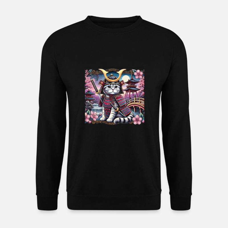 Chat - Sweat-shirt Unisexe - noir