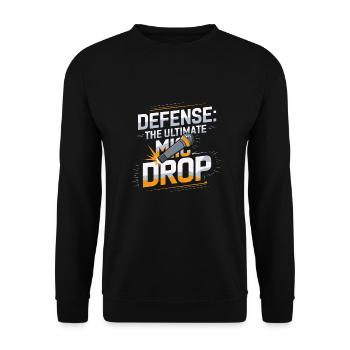 Krav Maga - Unisex Sweatshirt - black - Front - Alina (178cm) & Michal (187cm)