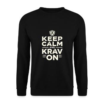 Krav Maga - Unisex Pullover - Schwarz - Vorne - Alina (178cm) & Michal (187cm)