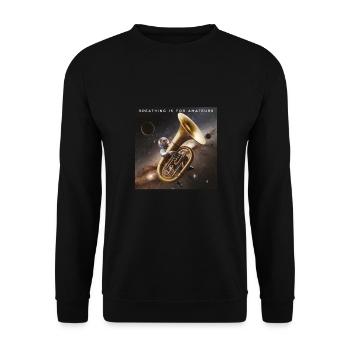 Sousaphone - Unisex Pullover - Schwarz - Vorne - Alina (178cm) & Michal (187cm)
