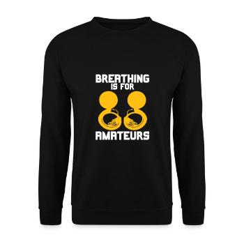 Sousaphone - Unisex Pullover - Schwarz - Vorne - Alina (178cm) & Michal (187cm)