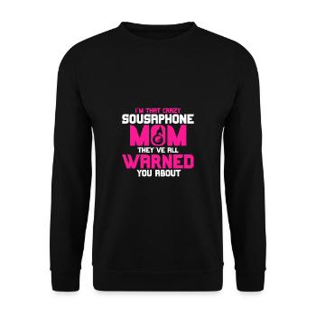 Sousaphone - Unisex Pullover - Schwarz - Vorne - Alina (178cm) & Michal (187cm)