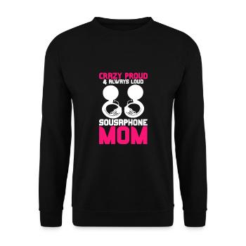 Sousaphone - Unisex Pullover - Schwarz - Vorne - Alina (178cm) & Michal (187cm)