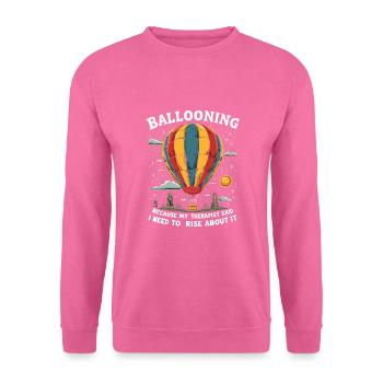 Heißluftballon - Unisex Pullover - Pink - Vorne