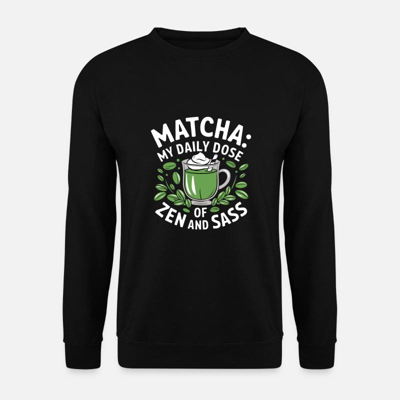 Matcha - Unisex Sweatshirt - black