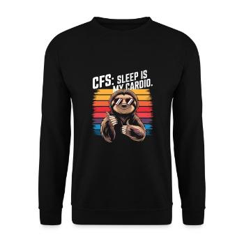 Humour de bureau - Sweat-shirt Unisexe - noir - Devant - Alina (178cm) & Michal (187cm)