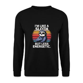 Humour de bureau - Sweat-shirt Unisexe - noir - Devant - Alina (178cm) & Michal (187cm)