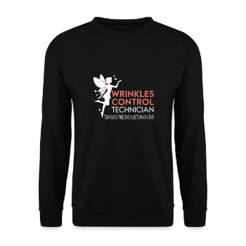 Kosmetikerin - Unisex Pullover - Schwarz - Vorne - Alina (178cm) & Michal (187cm)