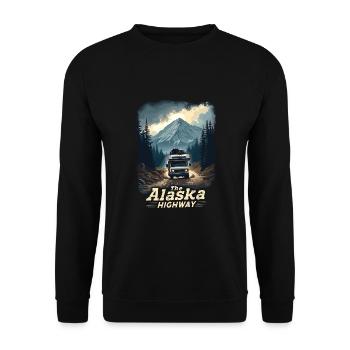 Campeur - Sweat-shirt Unisexe - noir - Devant - Alina (178cm) & Michal (187cm)
