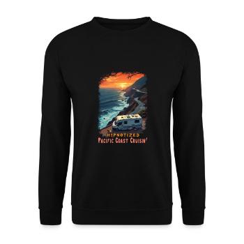 Campeur - Sweat-shirt Unisexe - noir - Devant - Alina (178cm) & Michal (187cm)