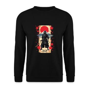 Kendo - Unisex Sweatshirt - black - Front - Alina (178cm) & Michal (187cm)