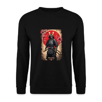 Kendo - Unisex Sweatshirt - black - Front - Alina (178cm) & Michal (187cm)