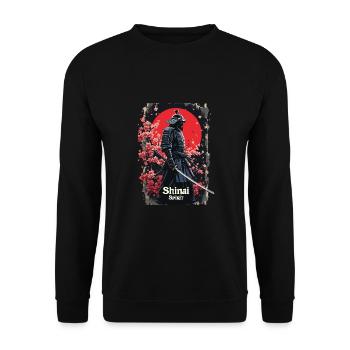 Kendo - Unisex Sweatshirt - black - Front - Alina (178cm) & Michal (187cm)