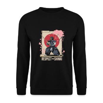 Kendo - Unisex Sweatshirt - black - Front - Alina (178cm) & Michal (187cm)