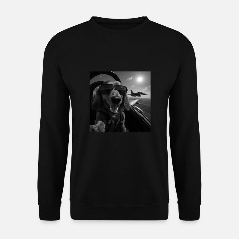 Dackel - Unisex Pullover - Schwarz