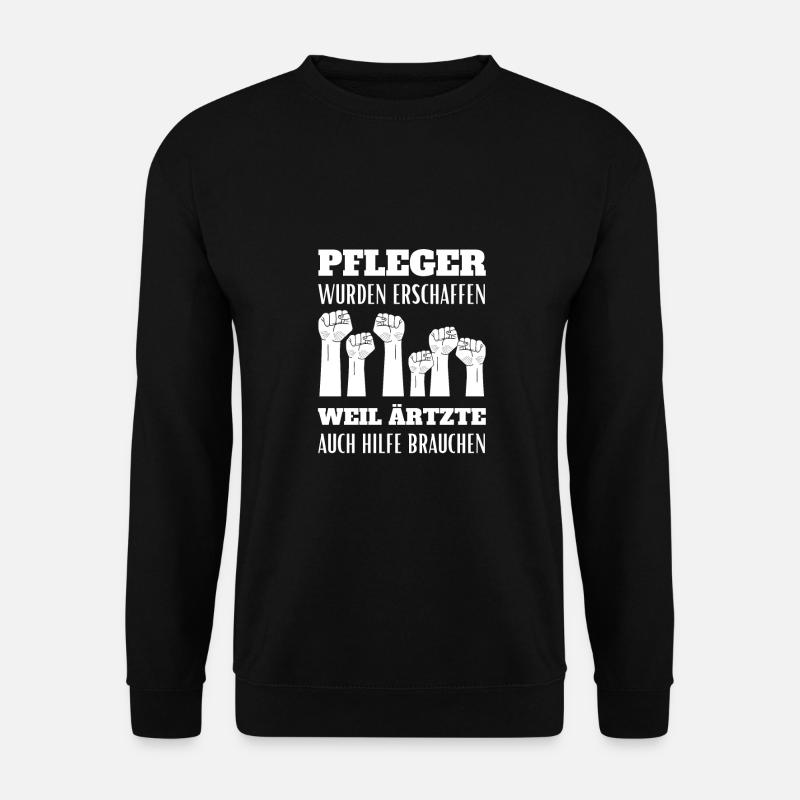 Pfleger Pflegekraft Geschenk - Unisex Pullover - Schwarz