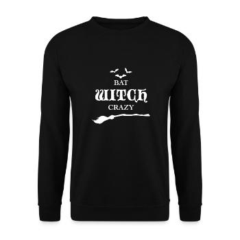 Bad Witch Crazy - Unisex Sweatshirt - black - Front - Alina (178cm) & Michal (187cm)