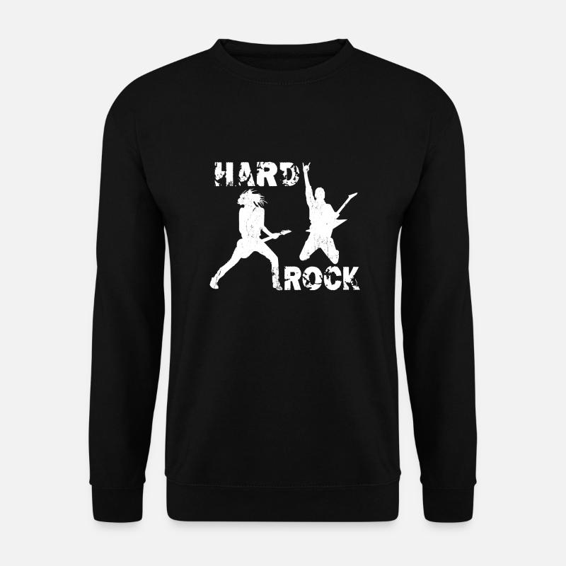 Hard Rock Gitarristen - Unisex Pullover - Schwarz