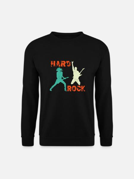 Hard Rock Gitarristen - Unisex Pullover - Schwarz