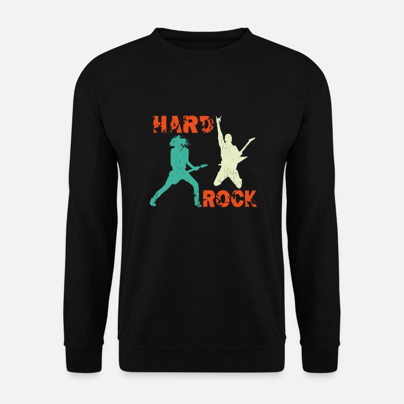 Hard Rock Gitarristen - Unisex Pullover - Schwarz