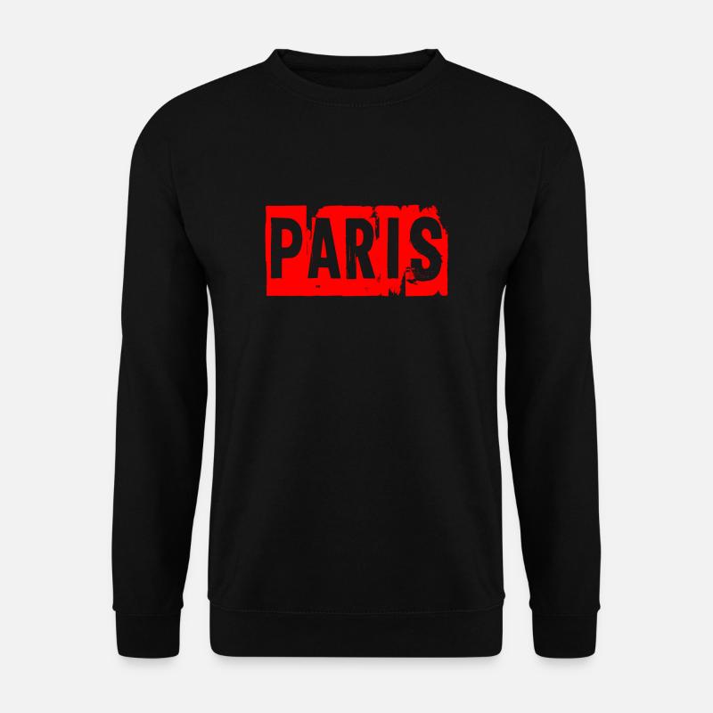 Paris - Unisex Pullover - Schwarz