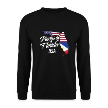 Filipinos of Florida Design for Proud Fil-Ams - Unisex Sweatshirt - black - Front - Alina (178cm) & Michal (187cm)