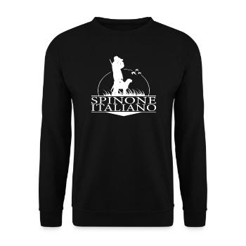 SPINONE ITALIANO Chiens de chasse Chasseur Wilsigns - Sweat-shirt Unisexe - noir - Devant - Alina (178cm) & Michal (187cm)