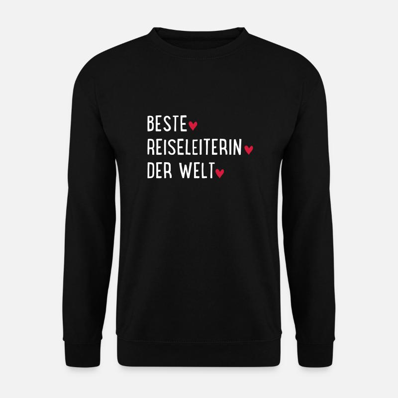 beste reiseleiterin - Unisex Pullover - Schwarz
