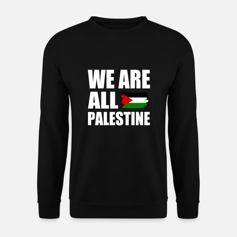 We are all palestine - Unisex Sweatshirt - black