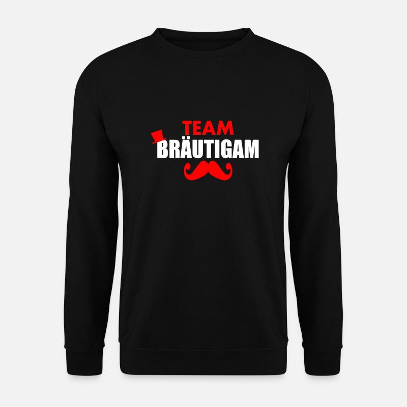 Team bräutigam - Unisex Pullover - Schwarz