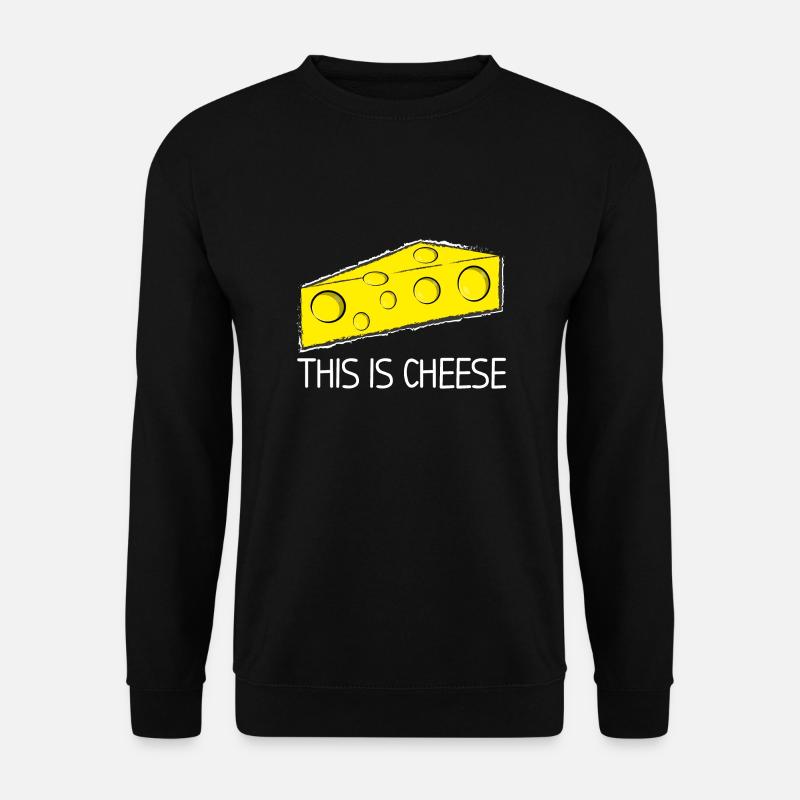 This is cheese - Unisex Sweatshirt - black