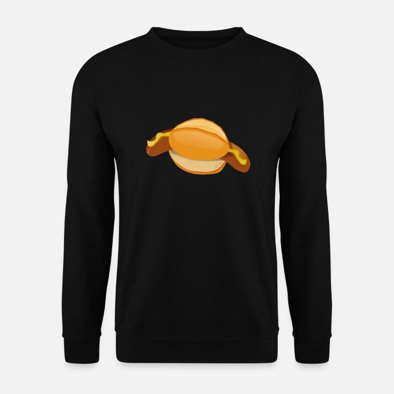 grilles bratwurst fried sausage grillen - Unisex Pullover - Schwarz