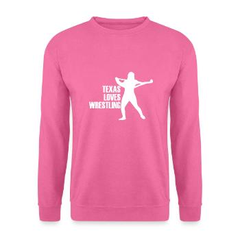 Conception de lutte au Texas pour les fiers fans du Texas - Sweat-shirt Unisexe - rose - Devant