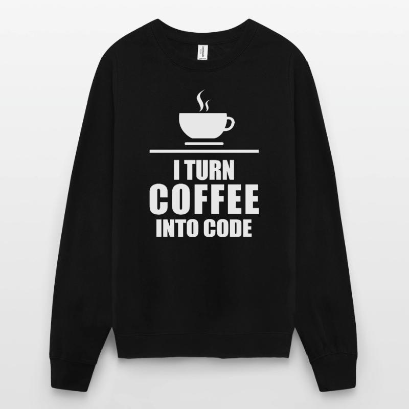 Café Code de programmation de la caféine Sweat-shirt Unisexe