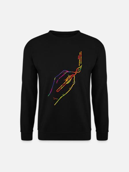 Maler Zeichner für Künstler - Unisex Pullover - Schwarz
