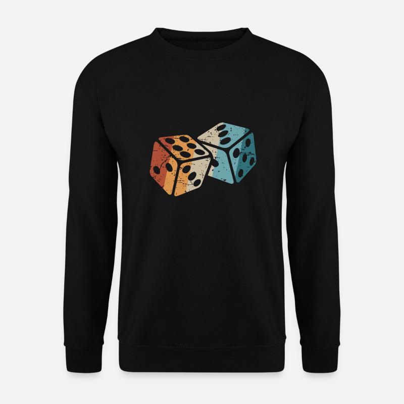 Retro Dice - Unisex Sweatshirt - black