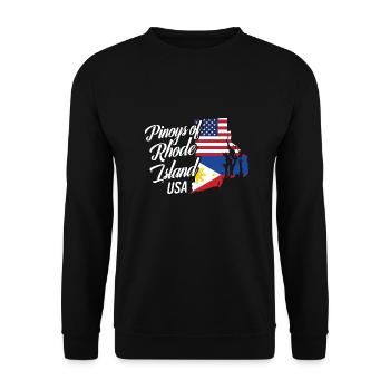 Filipinos of Rhode Island Design for Proud - Unisex Sweatshirt - black - Front - Alina (178cm) & Michal (187cm)