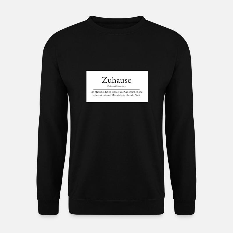 At home - Unisex Sweatshirt - black