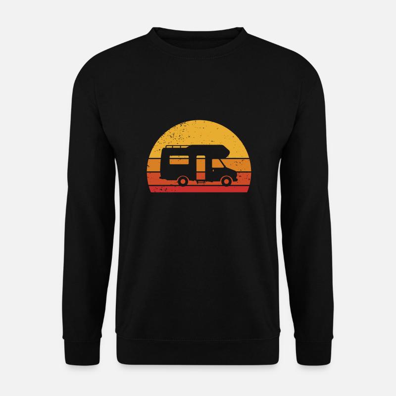 Wohnmobil Camping Wohnwagen Camper - Unisex Pullover - Schwarz