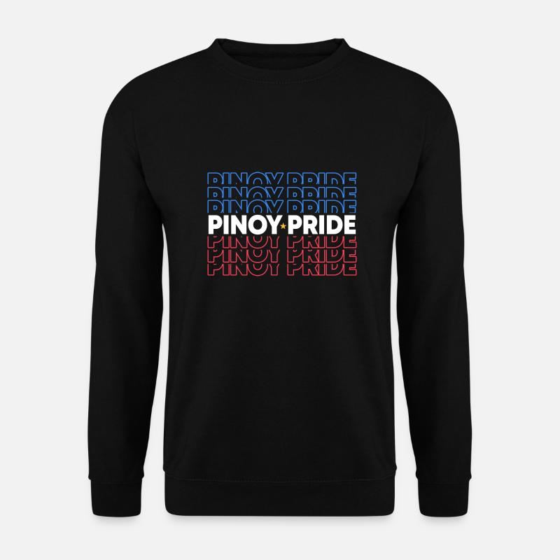 Textdesign für stolze Pinoys - Unisex Pullover - Schwarz