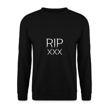 xxxtentacion, sad, rip, xxx - Unisex Pullover - Schwarz - Vorne - Alina (178cm) & Michal (187cm)