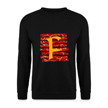 Bande E 232 F - Sweat-shirt Unisexe - noir - Devant - Alina (178cm) & Michal (187cm)