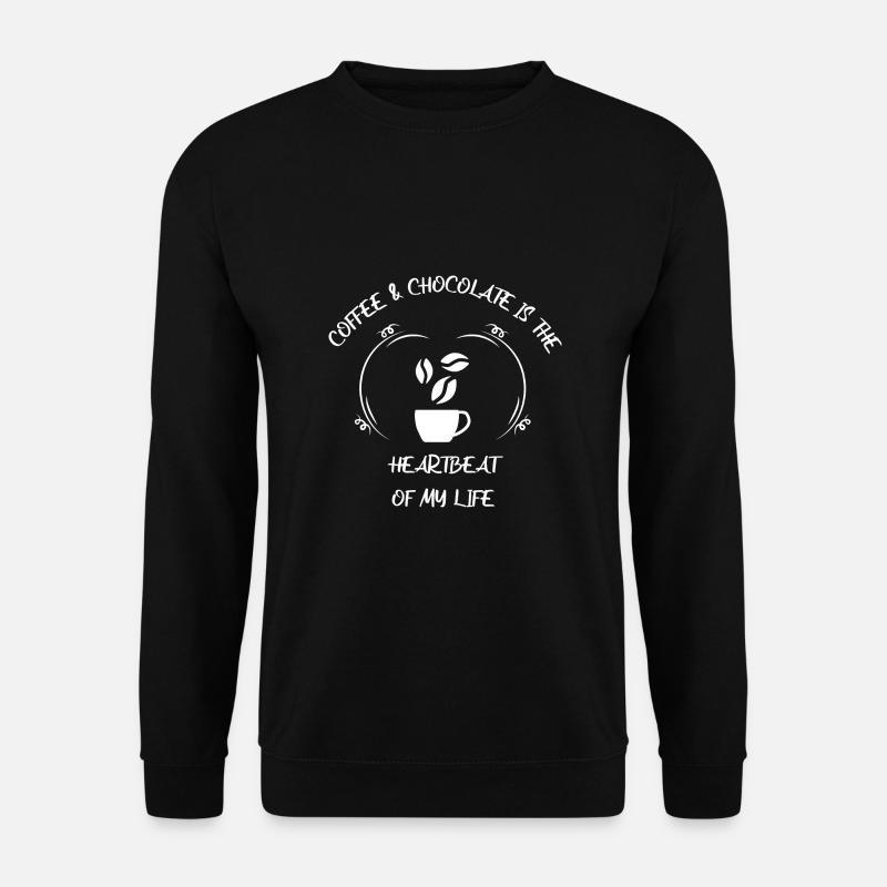 Coffee, espresso, coffee & chocolate - Unisex Sweatshirt - black
