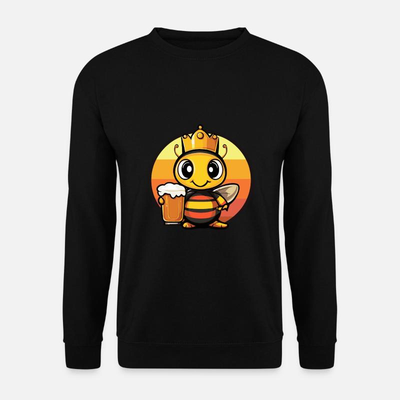Ameise Bier - Unisex Pullover - Schwarz
