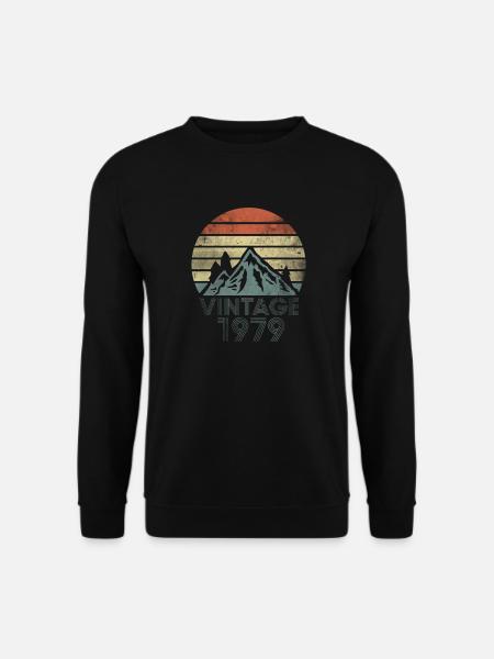 40. Geburtstag Geschenk Jahrgang 1979 Shirt - Unisex Pullover - Schwarz